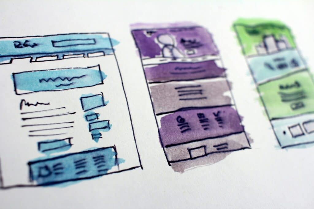 Positionnement marketing assorted-color abstract painting